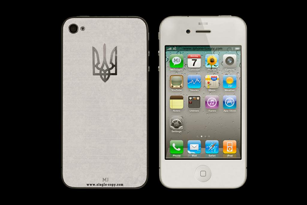 LUXURY APPLE iPHONE IVORY EDITION by MJ