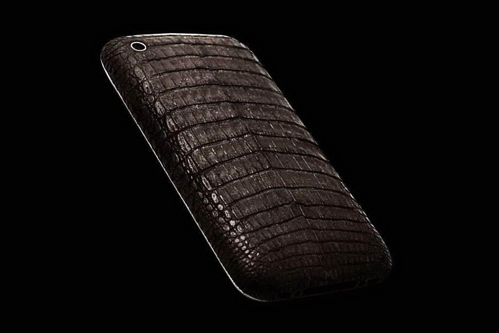 Apple iPhone Gold Leather MJ Limited Edition - Crocodile Skin.