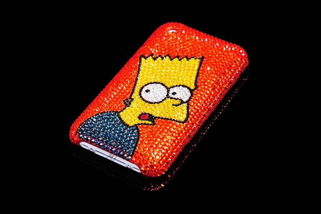 Apple iPhone Mobile Case Crystal Swarovski Limited Edition Simpsons